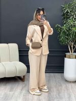 ست مانتو و شلوار لیانا کد 4925 - تصویر 21