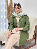 مانتو تک جیب بغل سه دکمه کد 4953 - تصویر 23