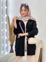 مانتو تک جیب بغل سه دکمه کد 4953 - تصویر 6