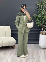 ست مانتو و شلوار دو دکمه پروا کد 4891 - تصویر 20