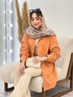مانتو جلو پیله دو جیب کد 4985 - تصویر 15