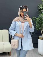 مانتو کمر گت ترلان کد 4993 - تصویر 5