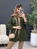 مانتو دو جیب پاکتی آویسا کد 4905 - تصویر 18