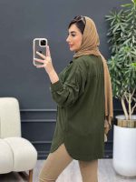 مانتو دو جیب پاکتی آویسا کد 4905 - تصویر 14