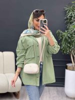 مانتو دو جیب پاکتی آویسا کد 4905 - تصویر 19