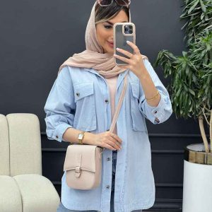 مانتو دو جیب پاکتی آویسا کد 4905