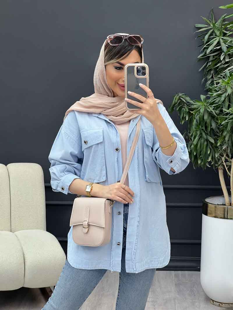 مانتو دو جیب پاکتی آویسا کد 4905 مانتو دو جیب پاکتی آویسا کد 4905