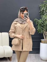 مانتو دو جیب پاکتی یاس کد 4807 - تصویر 3