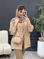 مانتو دو جیب پاکتی یاس کد 4807 - تصویر 12