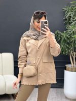 مانتو دو جیب پاکتی یاس کد 4807 - تصویر 10