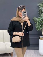 مانتو دو جیب پاکتی یاس کد 4807 - تصویر 7
