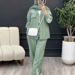 ست مانتو و شلوار آیلین کد 4911