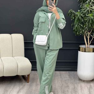 ست مانتو و شلوار آیلین کد 4911