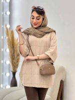 مانتو کوک دوزی سروین کد 4986 - تصویر 2