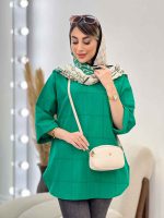 مانتو کوک دوزی سروین کد 4986 - تصویر 5