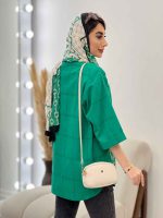 مانتو کوک دوزی سروین کد 4986 - تصویر 14