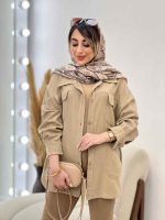 مانتو چهار جیب مهلا کد 4984 - تصویر 13