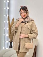 مانتو چهار جیب مهلا کد 4984 - تصویر 17