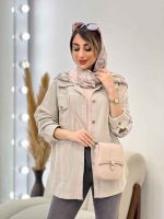 مانتو چهار جیب مهلا کد 4984 - تصویر 4