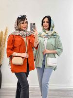 مانتو سرشانه پاگن دو جیب کد 4992 - تصویر 17