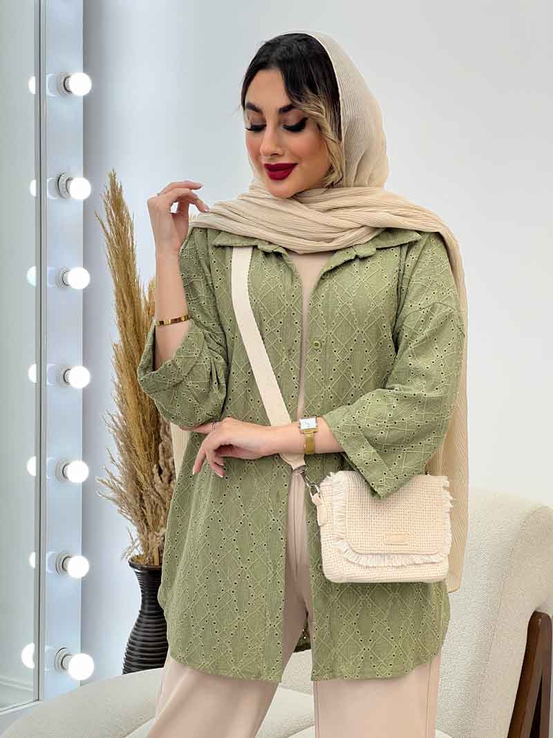 شومیز پایین هلال گیتی کد 5002 شومیز پایین هلال گیتی کد 5002