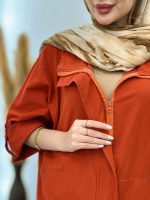 مانتو جلو زیپ پایین گت کد 5000 - تصویر 18