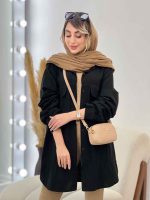 مانتو سر جیب دکمه ملیکا کد 4997 - تصویر 7