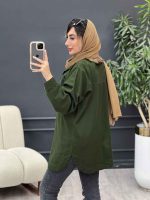 مانتو کتان دو جیب بالا تانیا کد 4999 - تصویر 13