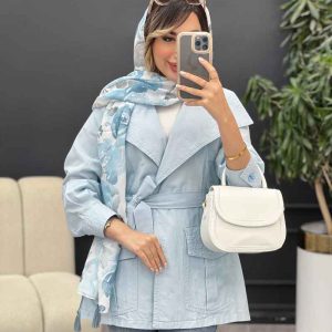مانتو دو جیب پیله پاکتی کد 4945