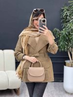 مانتو دو جیب پیله پاکتی کد 4945 - تصویر 10