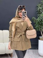 مانتو دو جیب پیله پاکتی کد 4945 - تصویر 13
