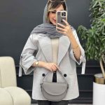 مانتو آستین سگک دو دکمه کد 5014