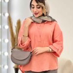 شومیز آستین پاگن تبسم کد5009