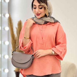 شومیز آستین پاگن تبسم کد5009