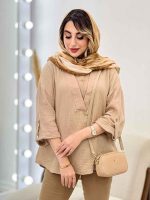 شومیز آستین پاگن تبسم کد5009 - تصویر 6