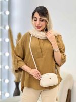 شومیز آستین پاگن تبسم کد5009 - تصویر 2