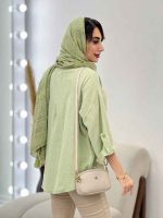 شومیز آستین پاگن تبسم کد5009 - تصویر 22