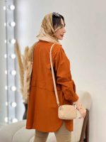 مانتو دو جیب پیله کد 5005 - تصویر 6