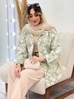 شومیز طرح دار پارمیدا کد 5019 - تصویر 2