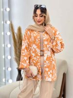شومیز طرح دار پارمیدا کد 5019 - تصویر 5