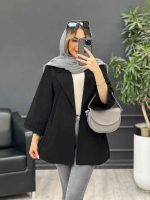 مانتو لینن پشت دو پاگن کد 4983 - تصویر 3