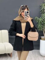 مانتو لینن سر شانه ژیله کد 5034 - تصویر 4