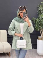مانتو لینن سر شانه ژیله کد 5034 - تصویر 3