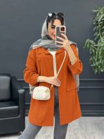مانتو جلو پیله جیب نما کد 5030 - تصویر 2