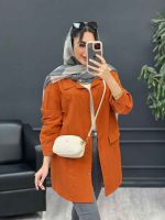 مانتو جلو پیله جیب نما کد 5030 - تصویر 22