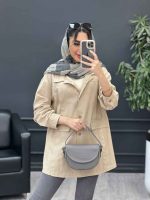 مانتو جلو پیله جیب نما کد 5030 - تصویر 14