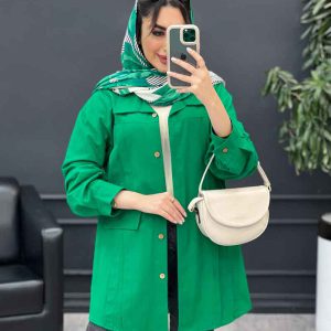 مانتو جلو پیله جیب نما کد 5030