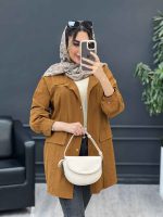 مانتو جلو پیله جیب نما کد 5030 - تصویر 10