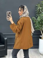 مانتو جلو پیله جیب نما کد 5030 - تصویر 20