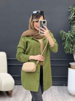 مانتو کتان رنگی سوفیا کد 5045 - تصویر 9